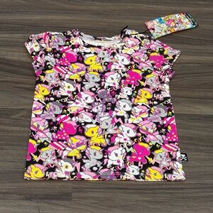 Tokidoki Bambino Unicorno Print All Over Unicorns Infant Shirt Size 18 Months